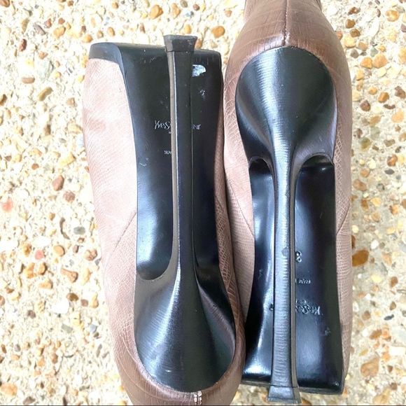Yves St Laurent Tribtoo Stiletto Ankle Boots Size 5.5 - Picture 7 of 11